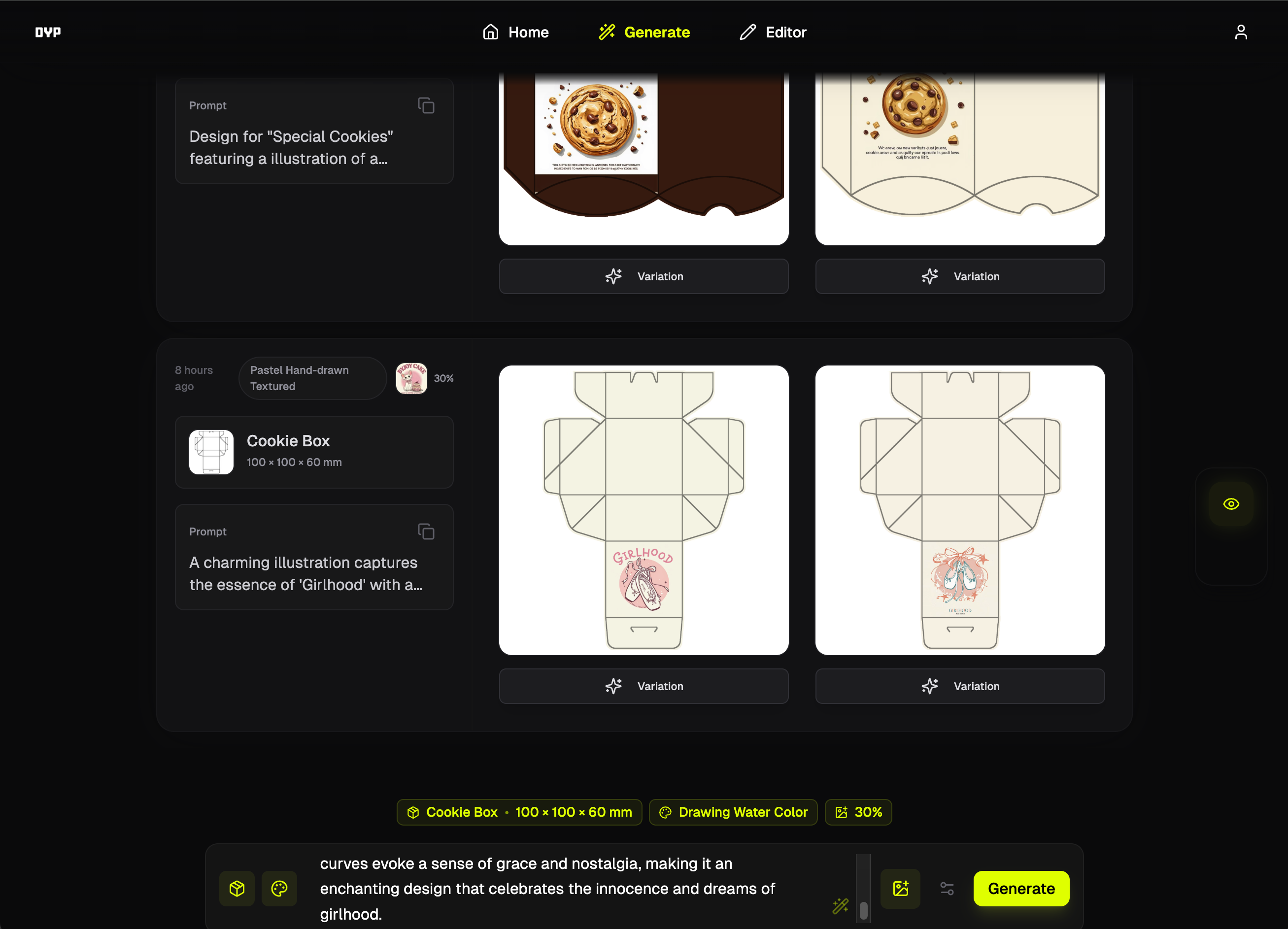 DYP.ai screenshot